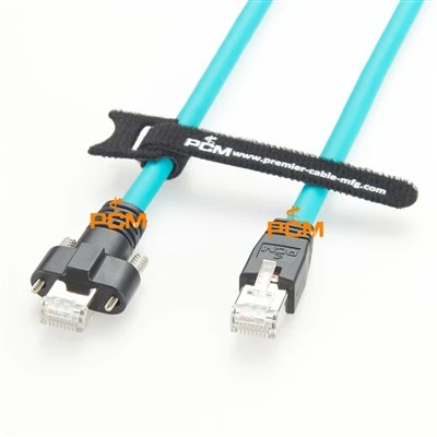 Gige csavarzár RJ45 Ethernet kábel