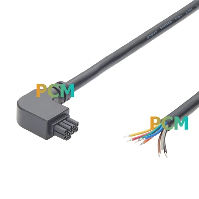 Molex Micro{0}}8 tűs, derékszögű tápjelkábel szerelvény